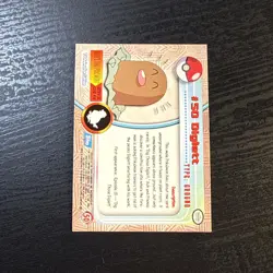 Topps Pokemon Diglett #50 Holo / near mint condition card / blue logo - Image 2