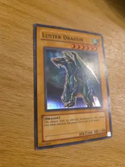 Luster Dragon Legacy of Darkness Yu-Gi-Oh! LOD-050 (Super Rare) Beautiful Card - Image 2
