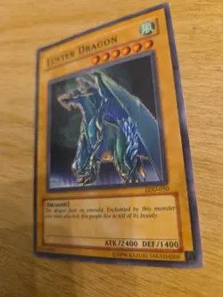 Luster Dragon Legacy of Darkness Yu-Gi-Oh! LOD-050 (Super Rare) Beautiful Card - Image 3