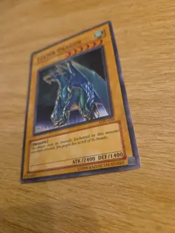 Luster Dragon Legacy of Darkness Yu-Gi-Oh! LOD-050 (Super Rare) Beautiful Card - Image 4