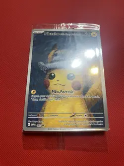 Pikachu with Grey Felt Hat 085 Scarlet & Violet Promo Pokemon Card TCG Sealed - Image 3