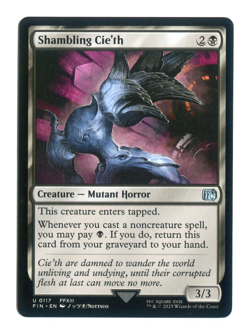 Shambling Cie'th #0117 NM Final Fantasy FIN MTG Magic The Gathering - Image 1