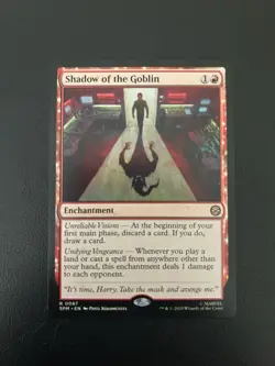 Shadow of the Goblin - Mtg: Marvel's Spider-Man Regular Rare 87 - Image 1