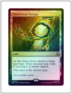 1x Multiversal Passage, Foil, Magic the Gathering MTG NM - Image 1