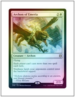 1x Archon of Emeria, Foil, Magic the Gathering MTG NM - Image 1