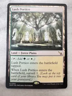 MTG Lush Portico 0263 Murders at Karlov Manor MKM Regular Rare Land Magic - Image 1