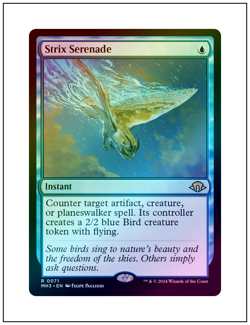 1x Strix Serenade, Foil, Magic the Gathering MTG NM - Image 1