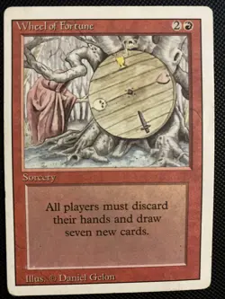 English - MTG Wheel Of Fortune - MP - Revised (3rd) Edition - Image 1
