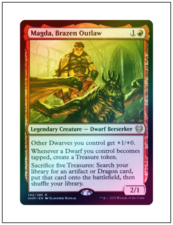 1x Magda, Brazen Outlaw, Foil, Magic the Gathering MTG NM - Image 1