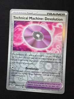 Technical Machine: Devolution 177/182 Reverse Holo LP - Pokemon TCG Paradox PAR - Image 1