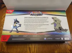 2 x POKEMON PRISMATIC EVOLUTIONS LUCARIO EX/TYRANITAR EX PREMIUM COLLECTION SET - Image 3