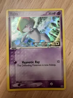 Pokemon Ralts 61/106 ex Emerald Reverse Holo Stamped LP - Image 1
