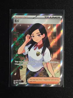 🔥Pokemon TCG Eri 136/131 Prismatic Evolutions Holo Ultra Rare English LP/NM - Image 1