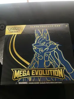 Pokemon Center ETB Mega Evolution Lucario Elite Trainer Box - Image 1
