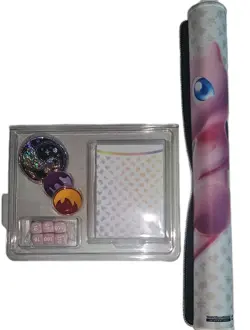 Pokemon 151 Ultra Premium Collection MEW Playmat and Deck Box - Image 1