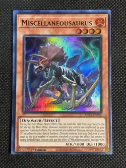 YuGiOh! - Miscellaneousaurus RA04-EN022 Ultra Rare 1st Edition Near Mint - Image 1