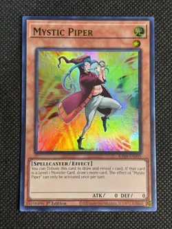YuGiOh! - Mystic Piper RA04-EN005 Ultra Rare 1st Edition Near Mint - Image 1