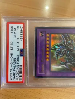 PSA 10 GM 2003 Dark Paladin MFC-105 Ultra Rare 1st ED YuGiOh Asian English Holo - Image 4