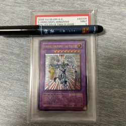 PSA 9 Mint 2006 E Hero Shining Flare Wingman EEN-AE036 1st ED Ultimate YuGiOh - Image 1