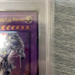 PSA 9 Mint 2006 E Hero Shining Flare Wingman EEN-AE036 1st ED Ultimate YuGiOh - Image 2