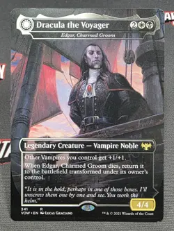 MTG Edgar, Charmed Groom- DAMAGED -Innistrad: Crimson Vow Magic Card # 341 - Image 1