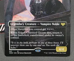 MTG Edgar, Charmed Groom- DAMAGED -Innistrad: Crimson Vow Magic Card # 341 - Image 4