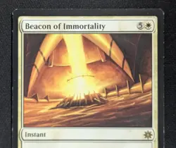 MTG Beacon of Immortality- DAMAGED -Planeswalker Symbol Reprints Magic Card #001 - Image 3