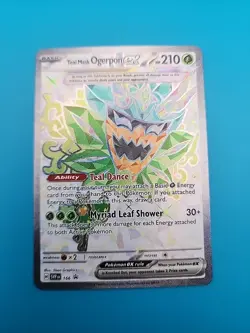 Teal Mask Ogerpon ex 166 Sv: Scarlet & Violet Promo Cards Holo - Image 1