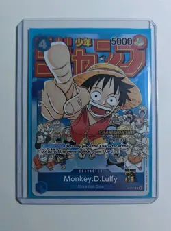 Monkey D Luffy P 033 Championship Promo Tournament One Piece Card Game TCG 2023 - Image 1