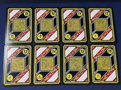 Lot of 8 Dragon Ball Z 1995 LR Holo Cards Set Japan BANDAI Vintage Complete - Image 2