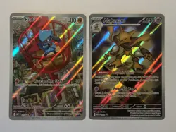 Mega Evolutions ETB Alakazam 009 & Riolu 010 Promo Cards BOX FRESH - Image 1