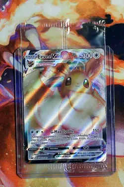 Eevee Vmax SWSH087 NM Full Art Promo Rare Pokemon Card Mint SEALED - Image 1