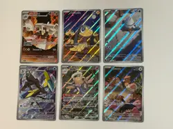 Lot Of 6 Pokemon Mega Evolutions Me01: ILLUSTRATION RARE CARDS Snover Shedinja - Image 1