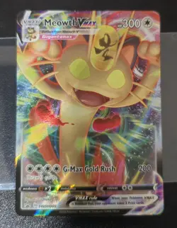 Meowth VMAX SWSH005 SWSH: Sword & Shield Promo Cards Holo - Image 1