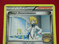 💥STAFF MISTY'S DETERMINATION💥 Regional Pokemon Promo | 10 Cards SEALED PACK | - Image 4