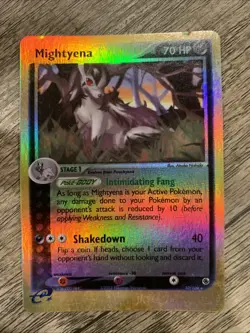 Pokemon Card - Mightyena Ruby and Sapphire 10/109 Reverse Holo - Image 1