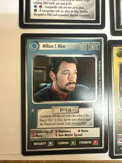 Star Trek CCG 22 First Contact 1997 Rare Cards (LP/MP) - Image 3