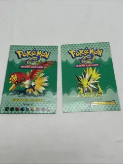 Pokemon Skyridge Card Check List and Advanced Rulebook - Image 1