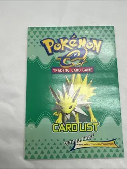 Pokemon Skyridge Card Check List and Advanced Rulebook - Image 4