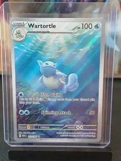 Wartortle 171/165 Scarlet & Violet 151 English Pokemon Card NM - Image 2