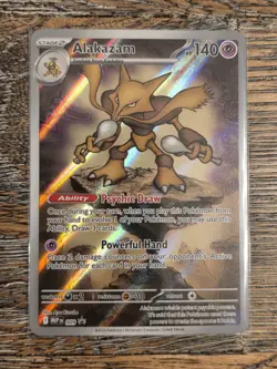 Alakazam SVP 009 Mega Evolution Black Star Promo Pokemon Card Mint - Image 1