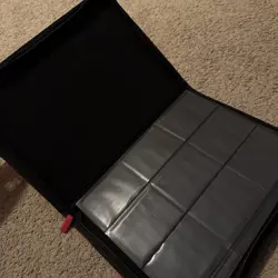 Vault X Fire Red 9-Pocket Exo-Tec Zip Binder - 360 Cards - Used - Image 3
