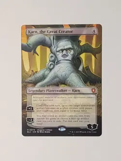 Karn, the Great Creator (Borderless) Commander: Bloomburrow Regular - Image 1