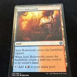 1x Izzet Boilerworks (241) Iconic Masters LP MTG Magic the Gathering x1 MKE - Image 1