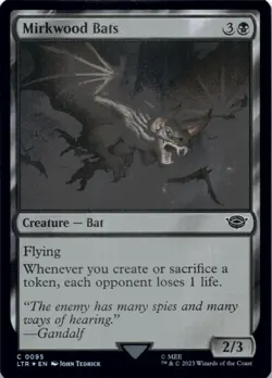 MTG Mirkwood Bats Foil NM Universes Beyond: The Lord of the Rings: Tales of Midd - Image 1