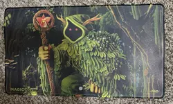 Magic MTG MagicCon Vegas 2025 Exclusive Questing Druid Holo Foil Playmat - Image 1