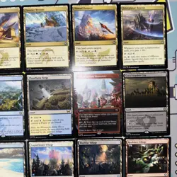 MTG *Rare & Other Land Lot Of 15 Duel Land Magic the Gathering TCG Land Lot X15 - Image 3