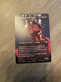 🔮 MTG: Vincent Valentine (Borderless) Final Fantasy Regular - Image 1