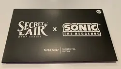 MTG Secret Lair x Sonic the Hedgehog Superdrop: Turbo Gear (Rainbow Foil) Sealed - Image 1