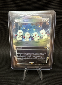 Foil Moogle's Valor Boarderless MTG 0326 - Image 1